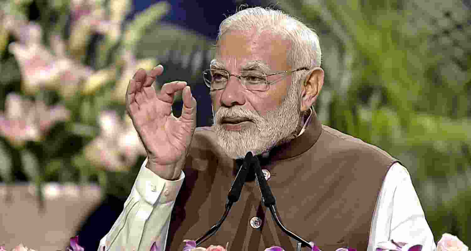 PM introduces Dhan Dhaanya Krishi Yojana in Delhi. PM introduces Dhan Dhaanya Krishi Yojana in Delhi.