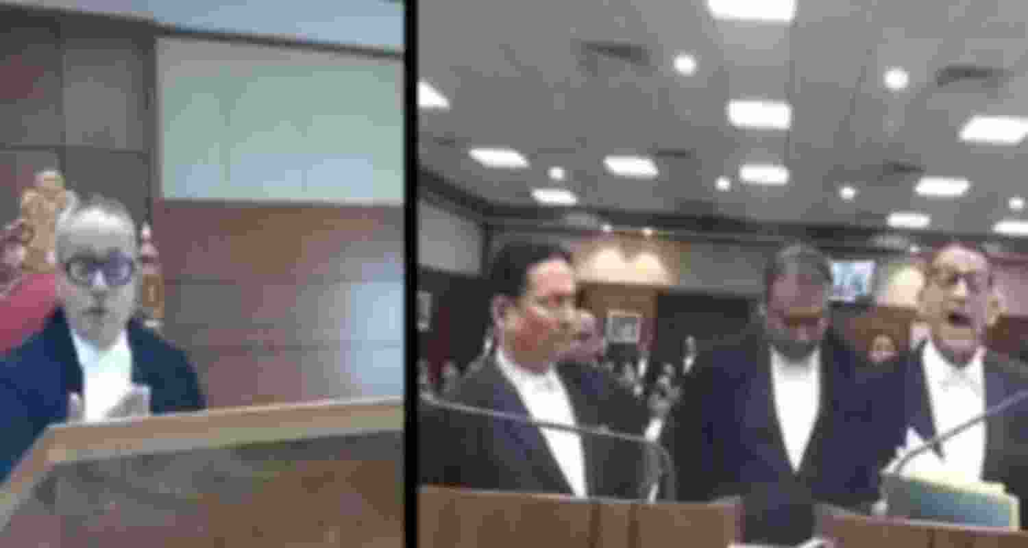 Jharkhand High Court acts suo motu after courtroom spat. Jharkhand High Court acts suo motu after courtroom spat.