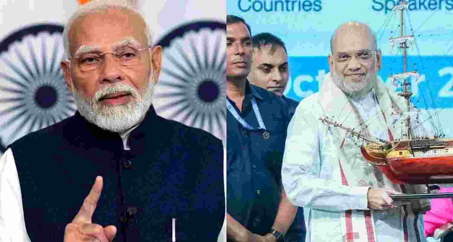 PM Modi to address India Maritime Week in Mumbai. PM Modi to address India Maritime Week in Mumbai.