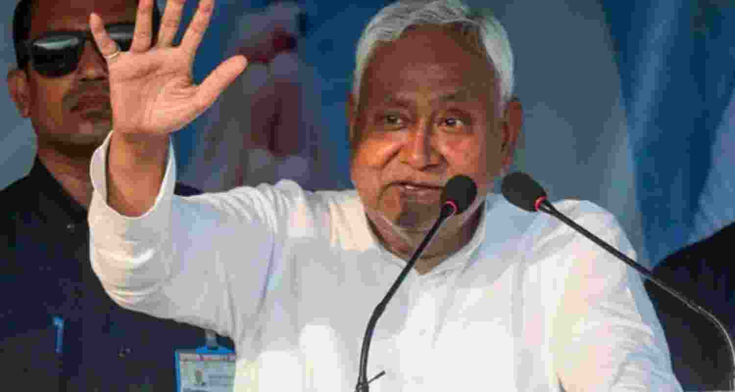 Nitish Kumar seeks another term with Bihar progress pitch. Nitish Kumar seeks another term with Bihar progress pitch.
