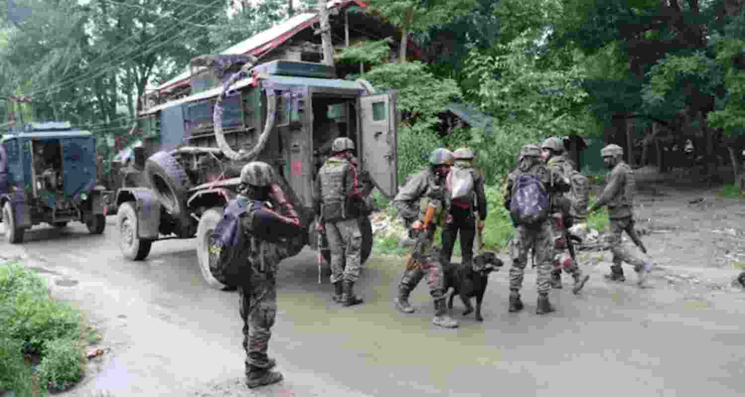 Encounter underway in Kishtwar’s Chhatru region. Encounter underway in Kishtwar’s Chhatru region.