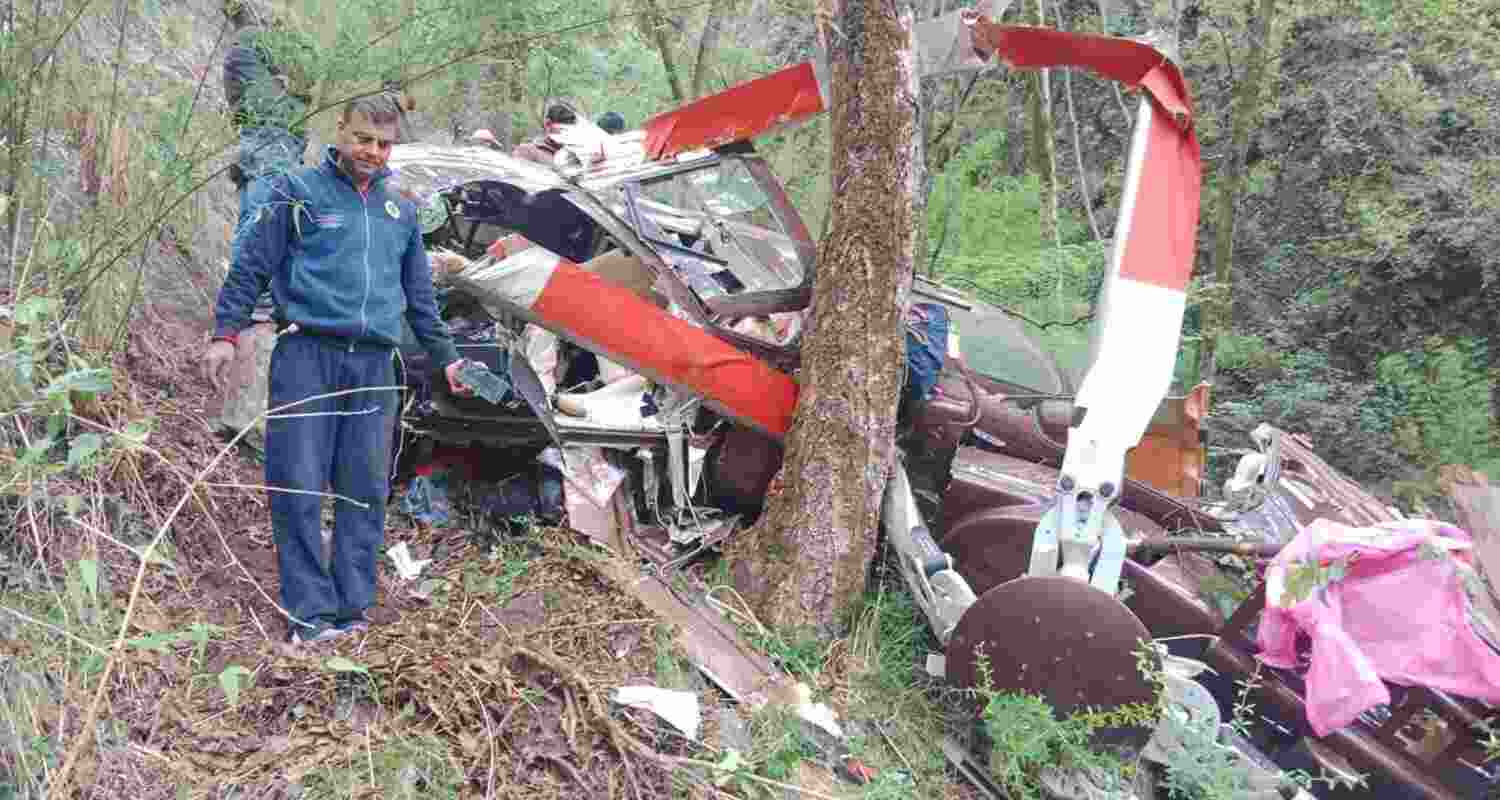 Uttarakhand has seen a worrying rise in helicopter crashes in recent years, especially on the Char Dham Yatra route. Uttarakhand has seen a worrying rise in helicopter crashes in recent years, especially on the Char Dham Yatra route.