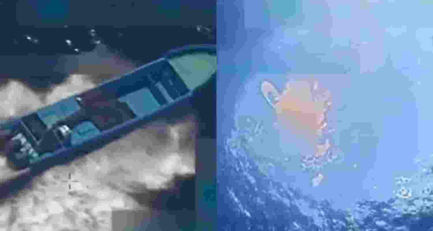 US officials said the strike was carried out in international waters. US officials said the strike was carried out in international waters.