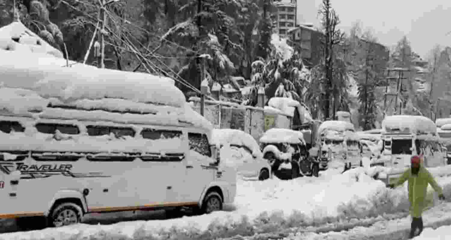 Visuals from Shimla. Visuals from Shimla.