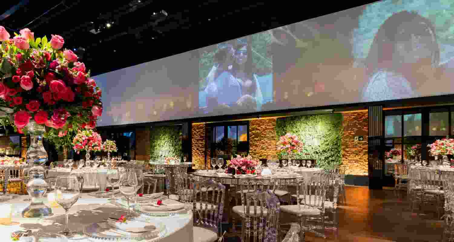 IndiGo cancellations: Couple attends own reception virtually IndiGo cancellations: Couple attends own reception virtually