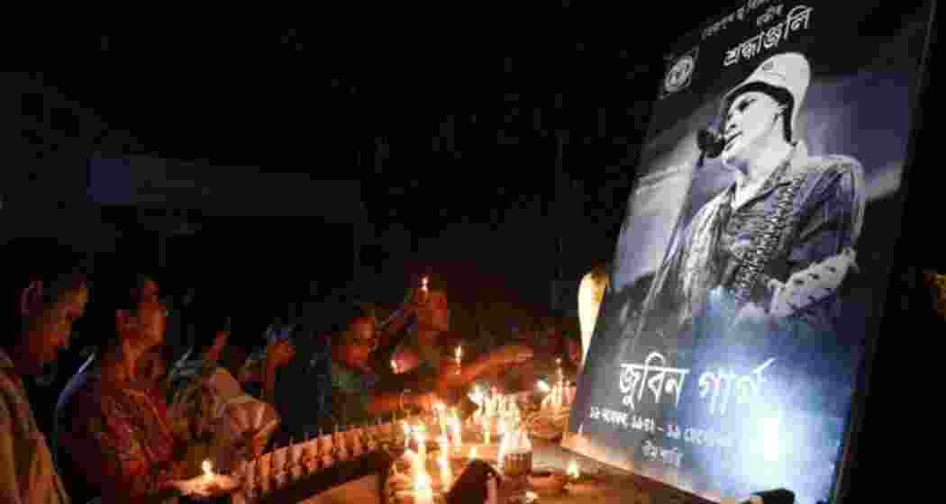 Fans pay tribute to iconic Assamese singer Zubeen Garg in Guwahati, Assam. Fans pay tribute to iconic Assamese singer Zubeen Garg in Guwahati, Assam.