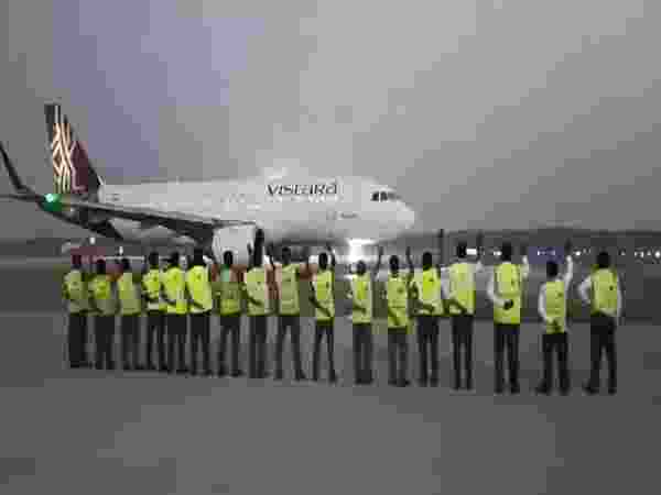 First Air India-Vistara flight takes off from Doha First Air India-Vistara flight takes off from Doha