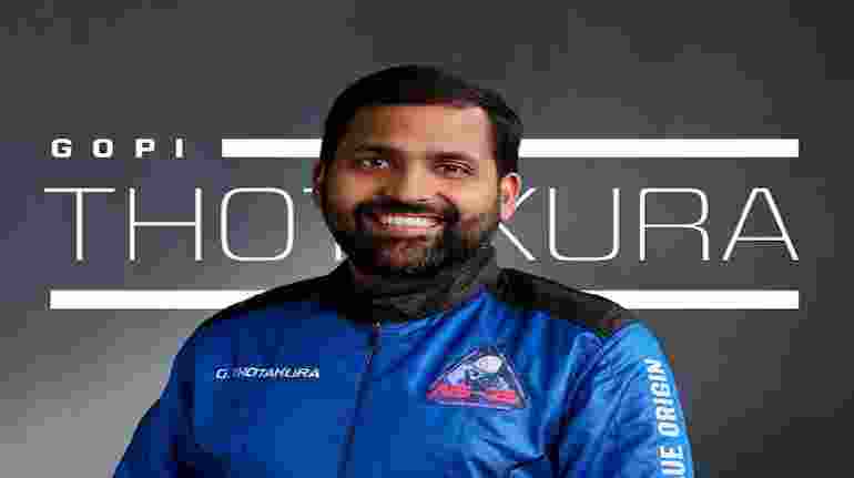 Gopi Thotakura becomes first Indian space tourist on Blue Origin's NS-25 Mission Gopi Thotakura becomes first Indian space tourist on Blue Origin's NS-25 Mission