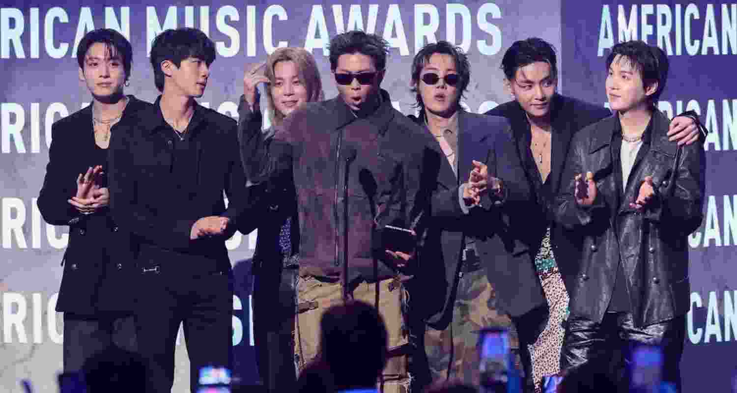 BTS wins Artist of the Year at American Music Awards 2026 BTS wins Artist of the Year at American Music Awards 2026