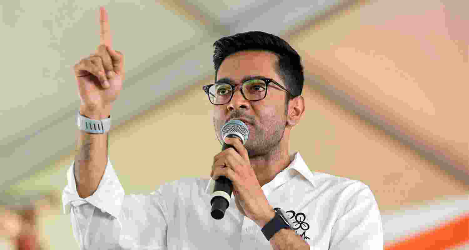 Trinamool Congress (TMC) MP Abhishek Banerjee - file image. Trinamool Congress (TMC) MP Abhishek Banerjee - file image.