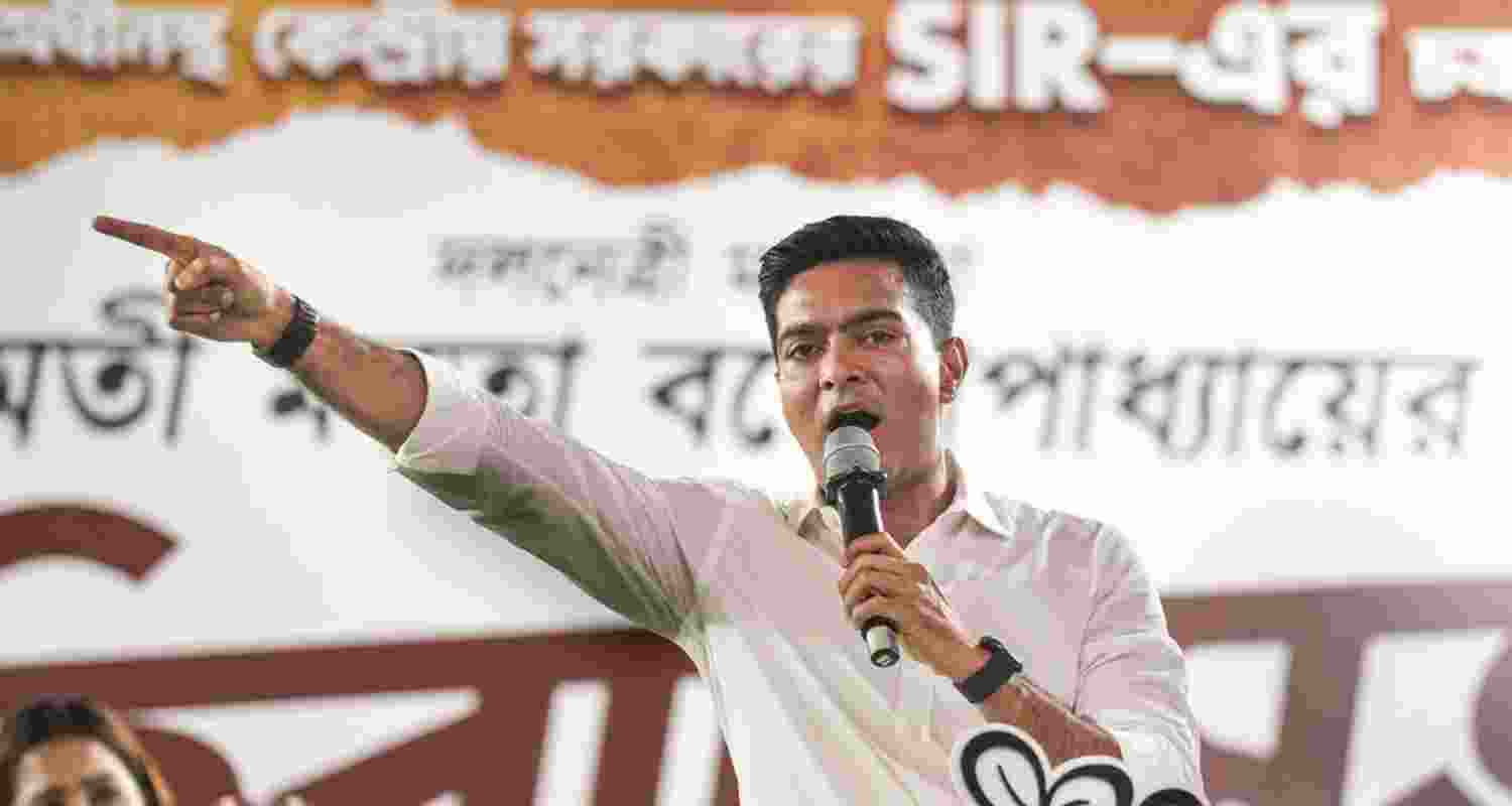 All-India General Secretary of the Trinamool Congress Abhishek Banerjee - file image. All-India General Secretary of the Trinamool Congress Abhishek Banerjee - file image.