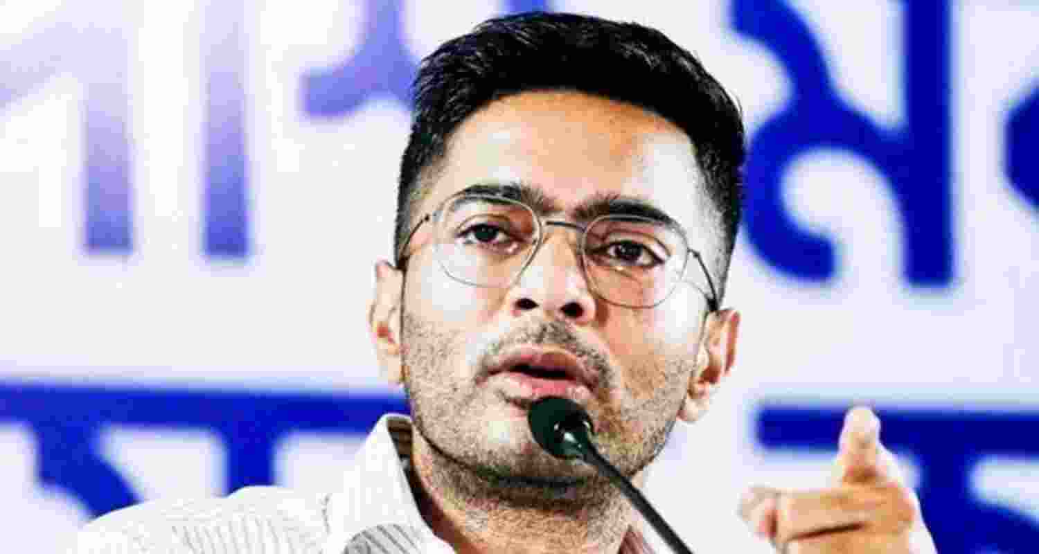 Trinamool Congress leader Abhishek Banerjee - file image. Trinamool Congress leader Abhishek Banerjee - file image.