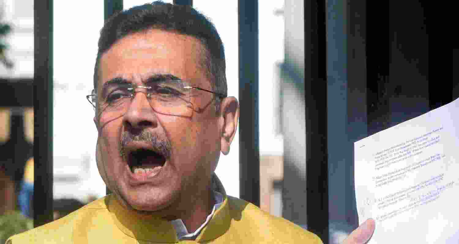 West Bengal Chief Minister Suvendu Adhikari - file image. West Bengal Chief Minister Suvendu Adhikari - file image.
