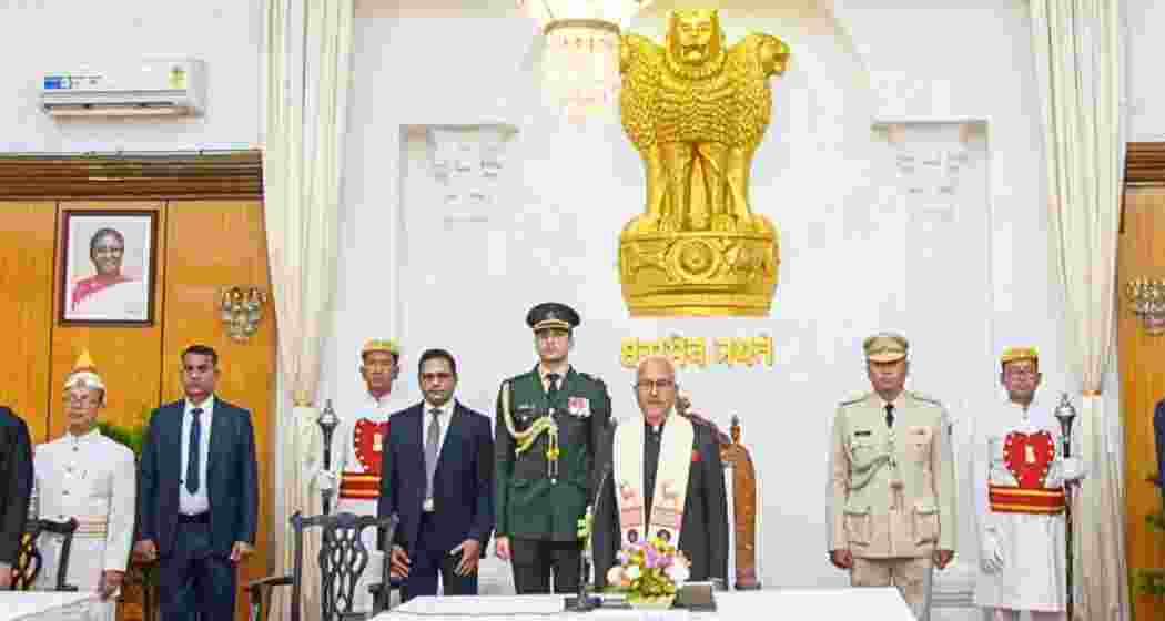 Ajay Kumar Bhalla, the newly sworn-in Governor of Manipur, after taking the oath of office at Raj Bhavan, Imphal, on January 3, 2024, marking the beginning of his tenure Ajay Kumar Bhalla, the newly sworn-in Governor of Manipur, after taking the oath of office at Raj Bhavan, Imphal, on January 3, 2024, marking the beginning of his tenure