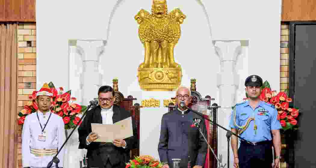 Ajay Kumar Bhalla, Governor of Manipur, takes oath as the 22nd Governor of Nagaland at Raj Bhavan, Kohima on Monday, in a ceremony attended by Chief Minister Neiphiu Rio and state leaders. Ajay Kumar Bhalla, Governor of Manipur, takes oath as the 22nd Governor of Nagaland at Raj Bhavan, Kohima on Monday, in a ceremony attended by Chief Minister Neiphiu Rio and state leaders.