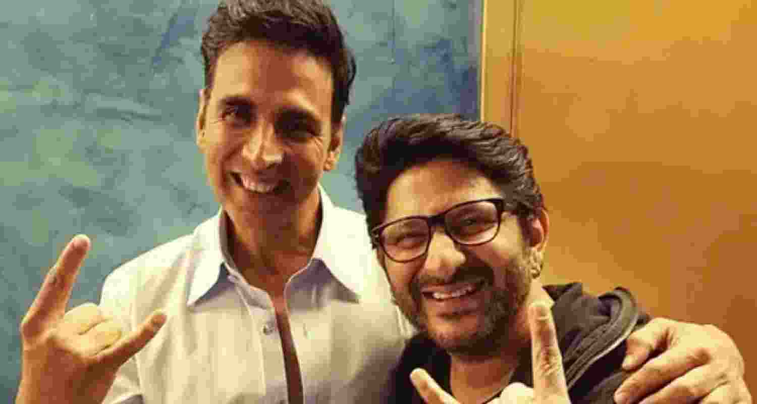 Actor Akshay Kumar and Arshad Warsi. Actor Akshay Kumar and Arshad Warsi.