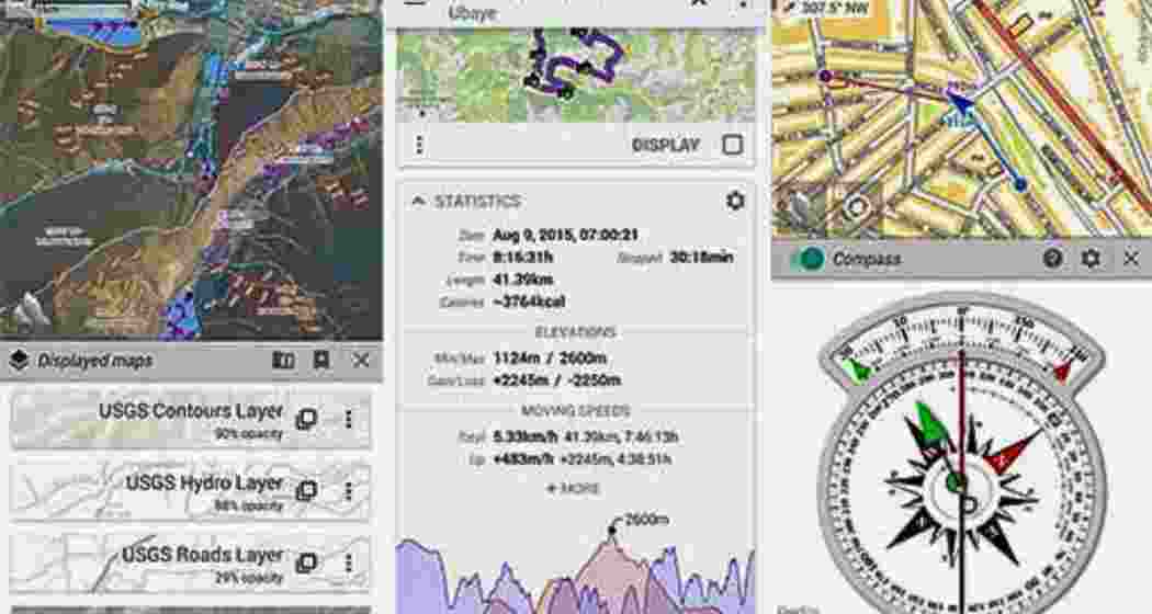 The Alpine Quest App interface. Image fro rrperesentative use only.representative The Alpine Quest App interface. Image fro rrperesentative use only.representative