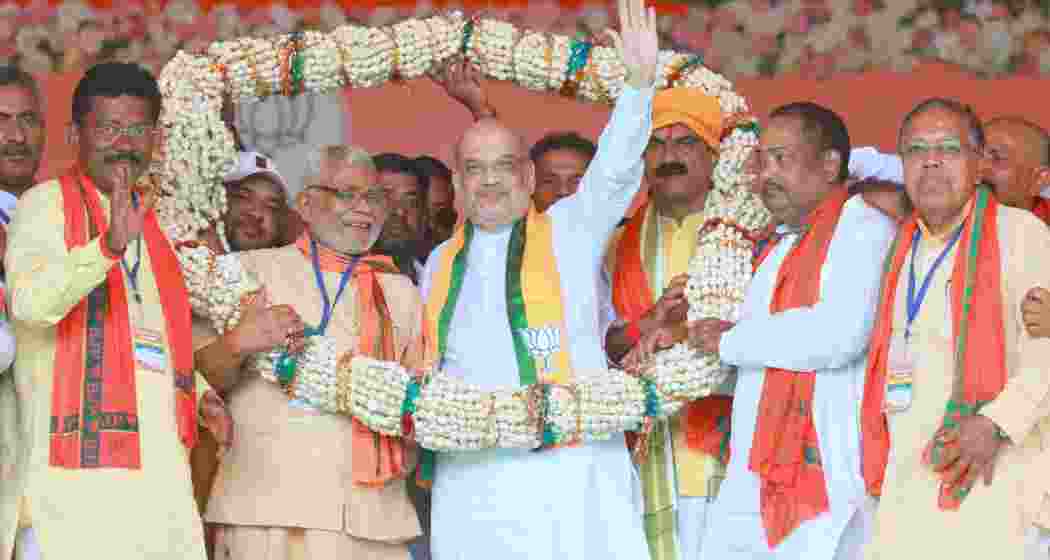 Union Home Minister Amit Shah during a poll campaign in Bihar. (File Photo) Union Home Minister Amit Shah during a poll campaign in Bihar. (File Photo)