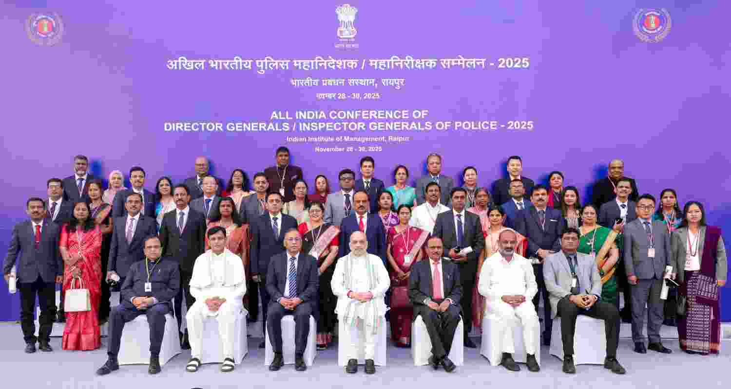 Union Home Minister Amit Shah at the DGsP/IGsP Conference along with others on in Union Home Minister Amit Shah at the DGsP/IGsP Conference along with others on in