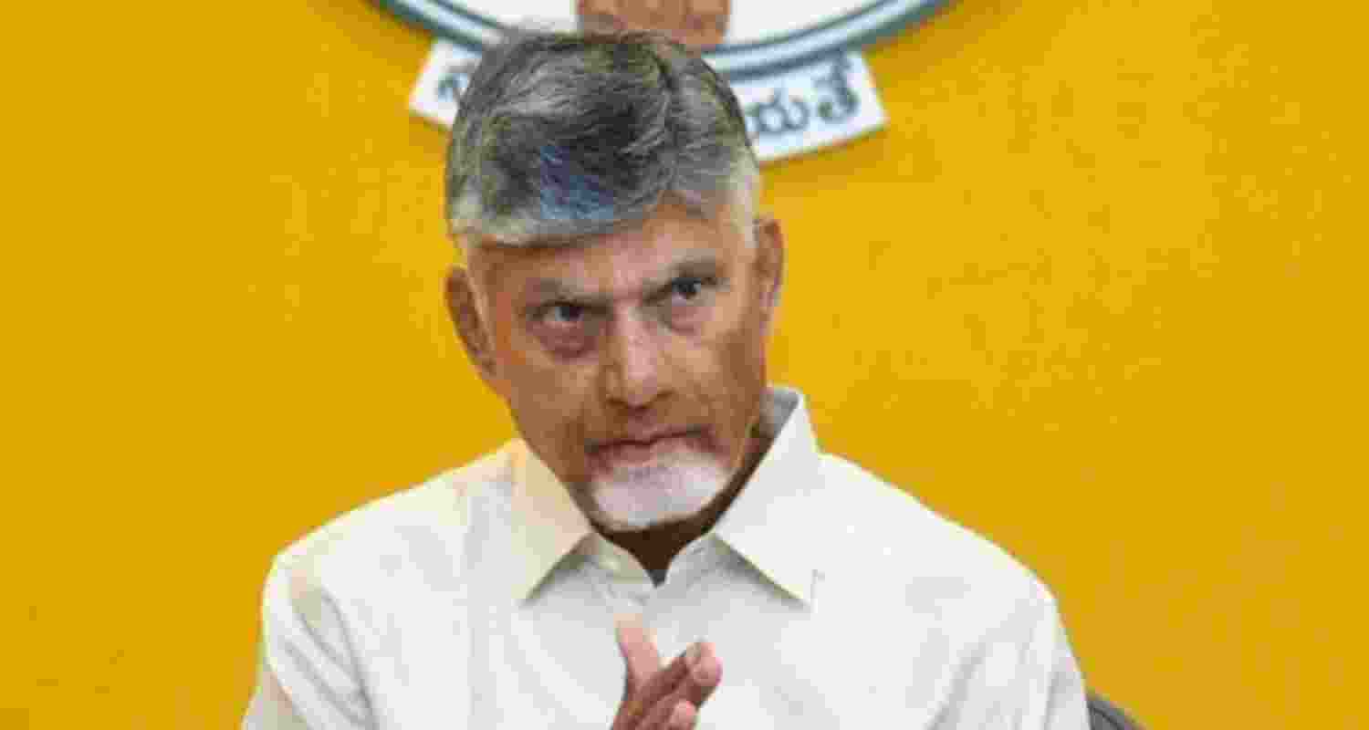 Andhra Pradesh CM N Chandrababu Naidu - file image. Andhra Pradesh CM N Chandrababu Naidu - file image.