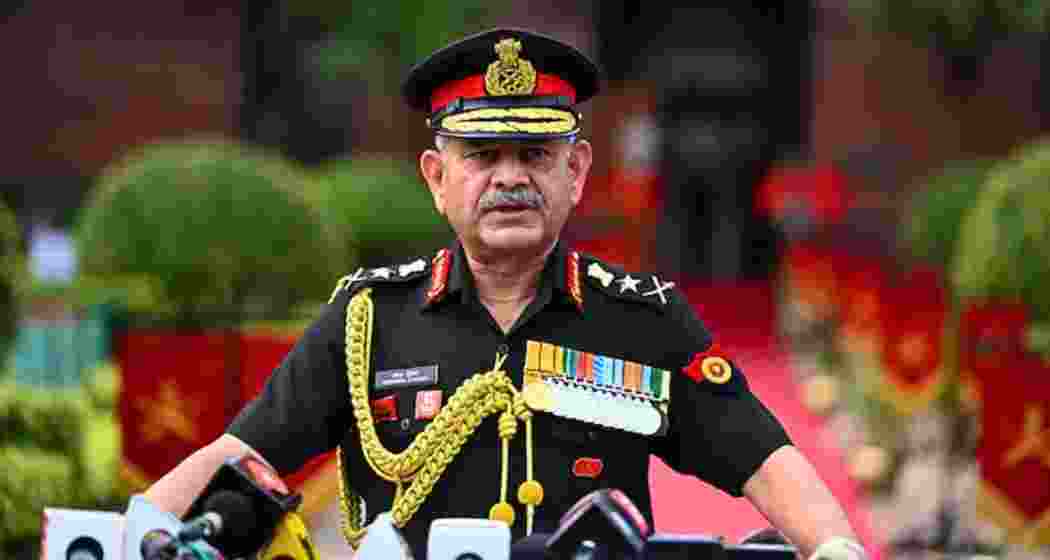 Chief of Army Staff Upendra Dwivedi. (File photo) Chief of Army Staff Upendra Dwivedi. (File photo)