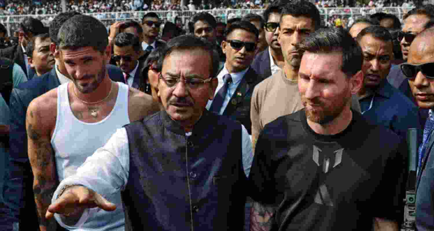 Ex-WB Sports Min booked in Messi event controversy Ex-WB Sports Min booked in Messi event controversy