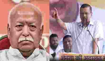 Kejriwal attacks PM Modi, poses 5 questions to RSS chief Kejriwal attacks PM Modi, poses 5 questions to RSS chief