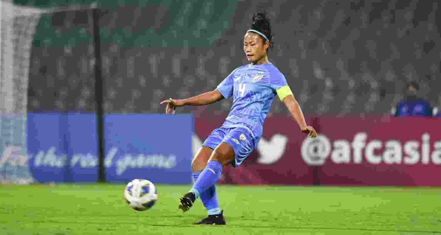 Ashalata Devi is the first woman football player to play 100 games for India. Ashalata Devi is the first woman football player to play 100 games for India.