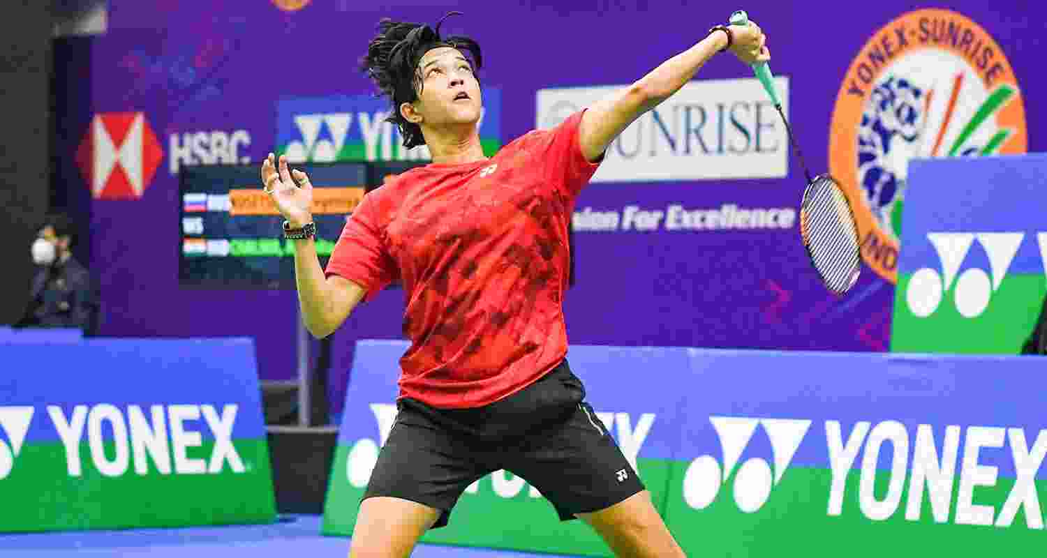 Ashmita Chaliha produced an inspired show to stun higher-ranked Michelle Li as the Indian women's team notched up a clinical 4-1 win over Canada to make a positive start in the Uber Cup tournament here on Saturday. Ashmita Chaliha produced an inspired show to stun higher-ranked Michelle Li as the Indian women's team notched up a clinical 4-1 win over Canada to make a positive start in the Uber Cup tournament here on Saturday.