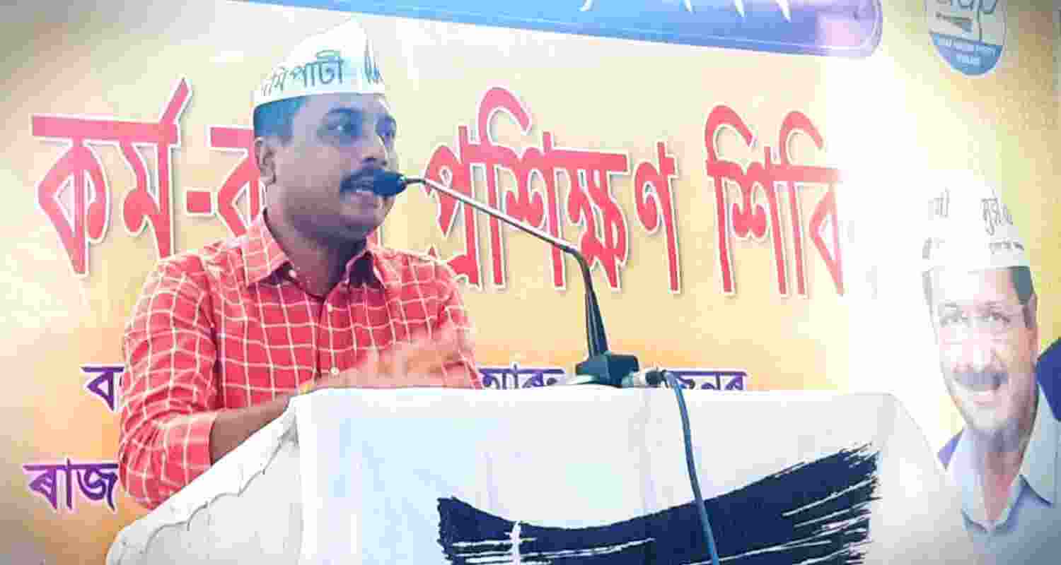 Former Assam Aam Aadmi Party (AAP), state vice president, Jitul Deka. Former Assam Aam Aadmi Party (AAP), state vice president, Jitul Deka.