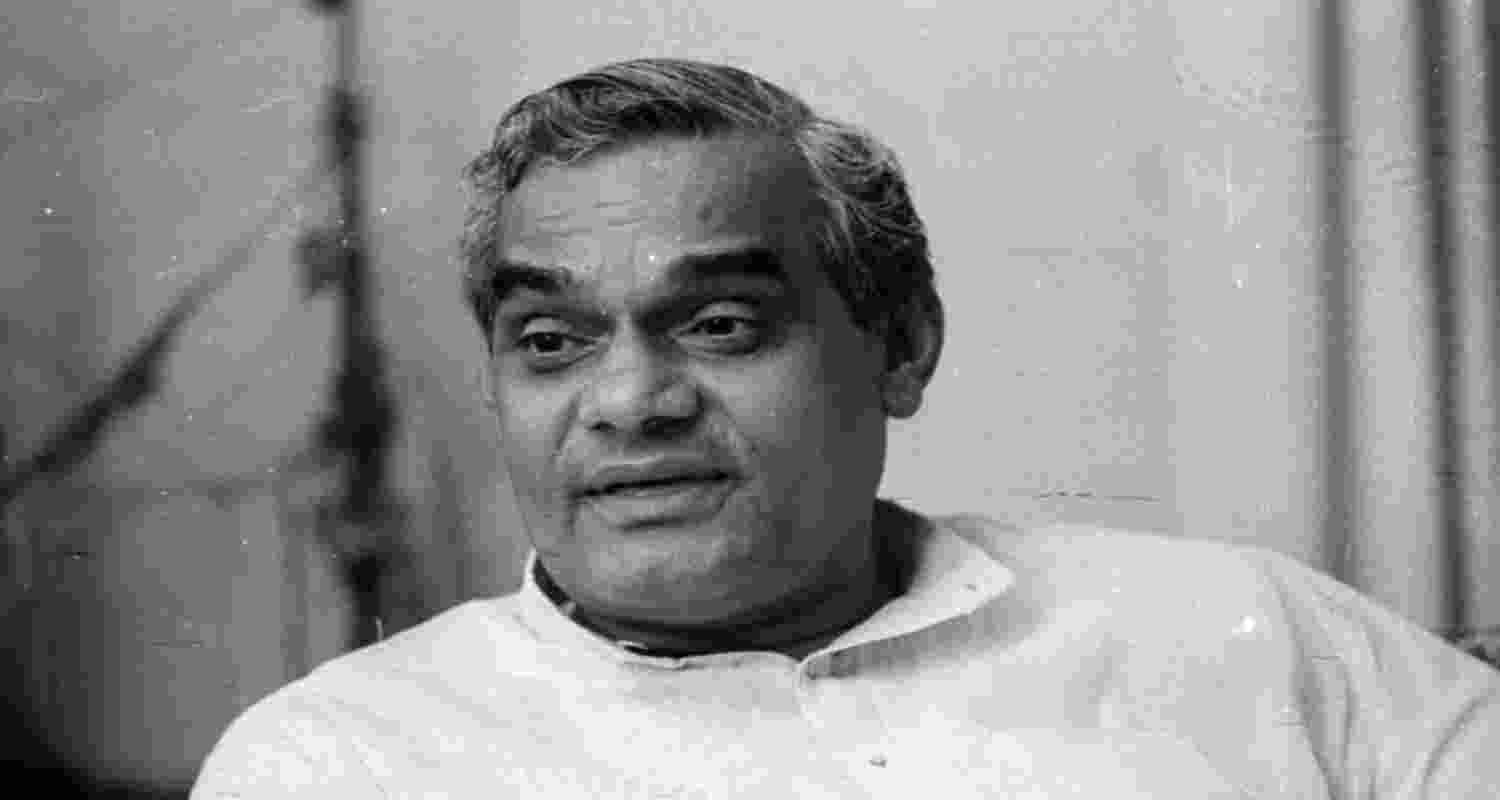 A file photo of former Prime Minister Atal Bihari Vajpayee. A file photo of former Prime Minister Atal Bihari Vajpayee.