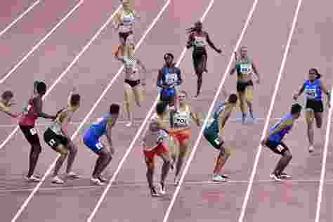 Indian Men's 4x400m relay hit by injury, fails to finish Paris Olympics qualification race Indian Men's 4x400m relay hit by injury, fails to finish Paris Olympics qualification race