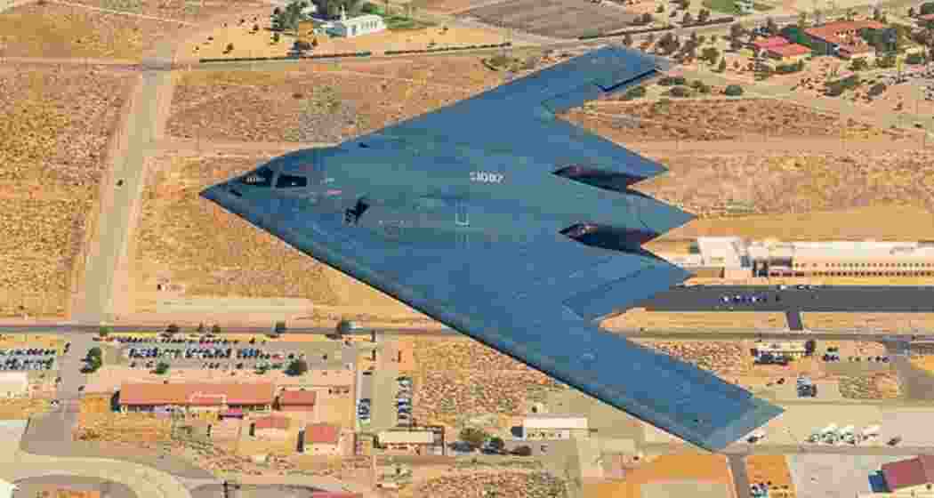 A US B-2 Spirit stealth bomber, capable of deploying powerful bunker-buster bombs, flies during a mission. A US B-2 Spirit stealth bomber, capable of deploying powerful bunker-buster bombs, flies during a mission.