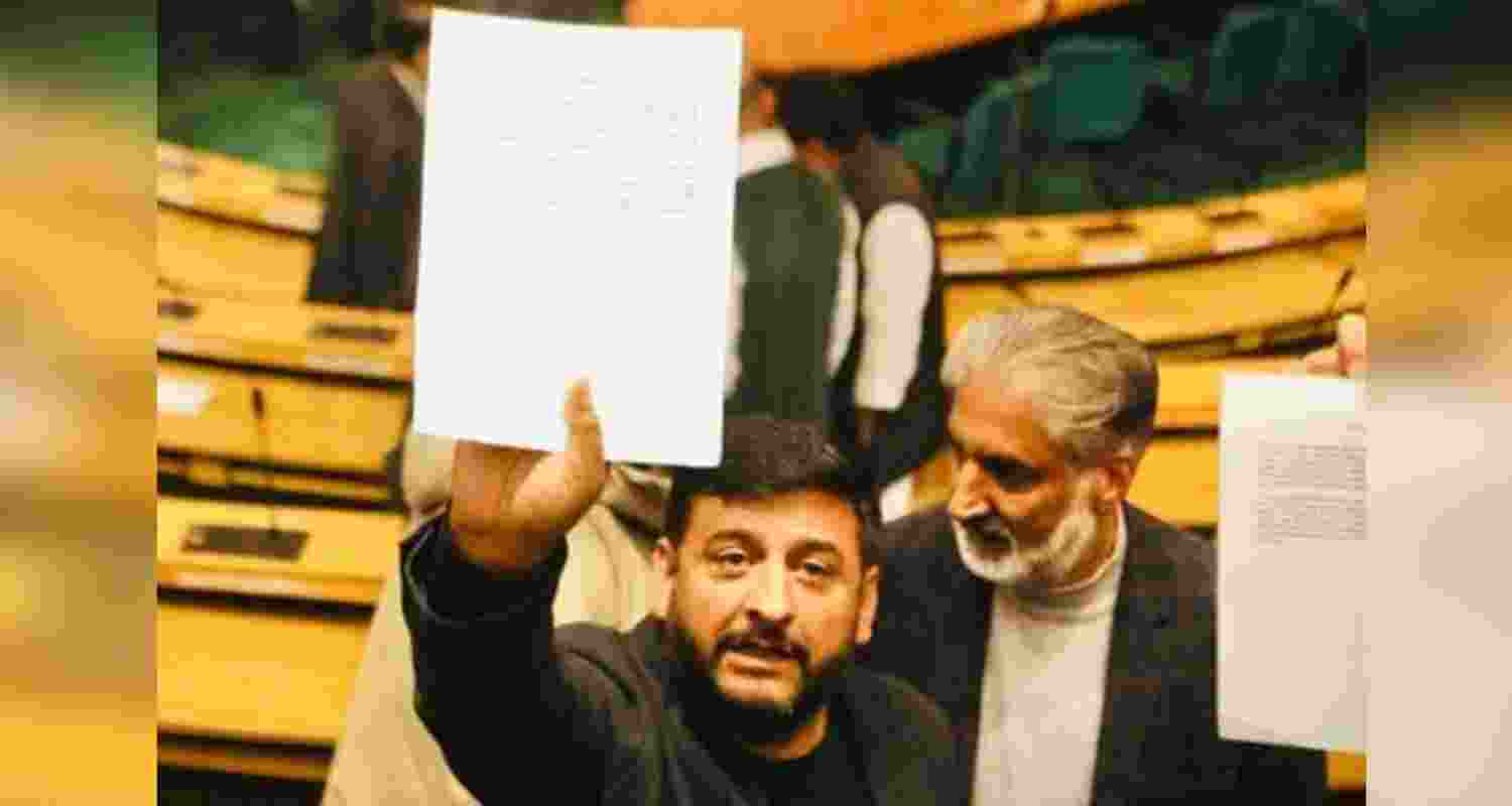 PDP MLA from Kupwara Mir Mohammad Fayaz proposes bill to ban liquor in Jammu and Kashmir. Image: X PDP MLA from Kupwara Mir Mohammad Fayaz proposes bill to ban liquor in Jammu and Kashmir. Image: X