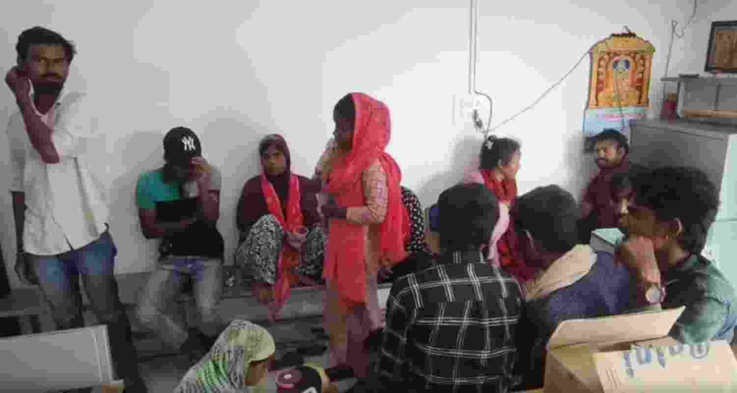 Bangladeshi nationals detained during raids conducted by Tamil Nadu Police and intelligence agencies in Hosur. Bangladeshi nationals detained during raids conducted by Tamil Nadu Police and intelligence agencies in Hosur.