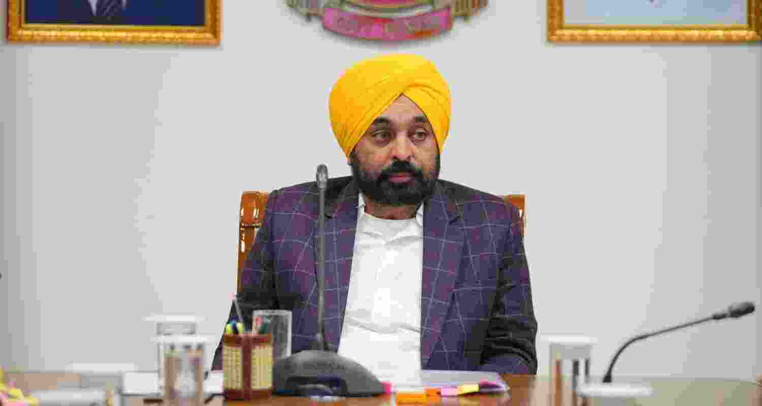 Punjab CM Bhagwant Mann. Punjab CM Bhagwant Mann.