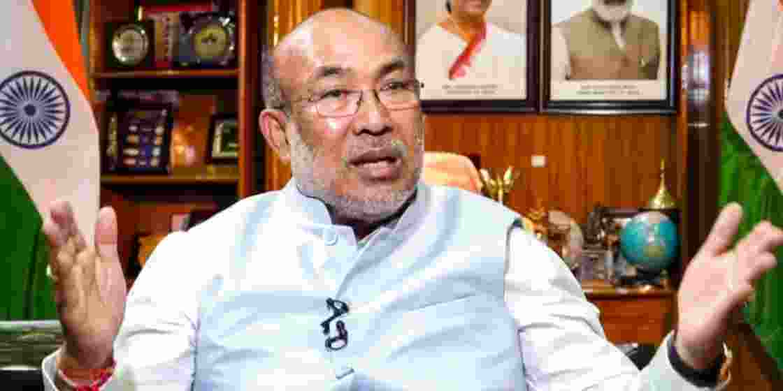 Former Manipur CM, Biren Singh. Former Manipur CM, Biren Singh.