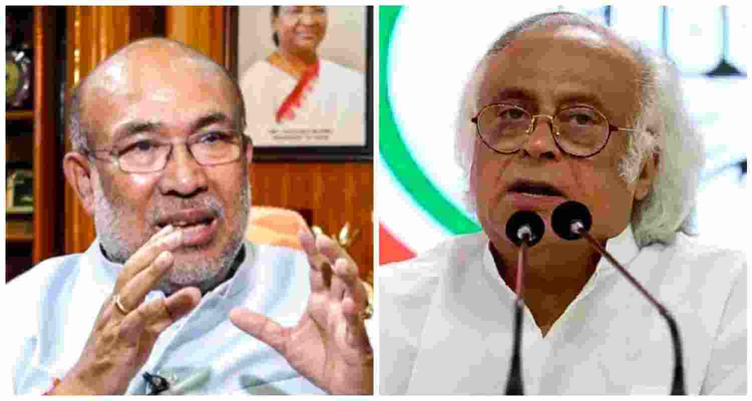 Manipur Chief Minister N Biren Singh. Filel photo. Manipur Chief Minister N Biren Singh. Filel photo.