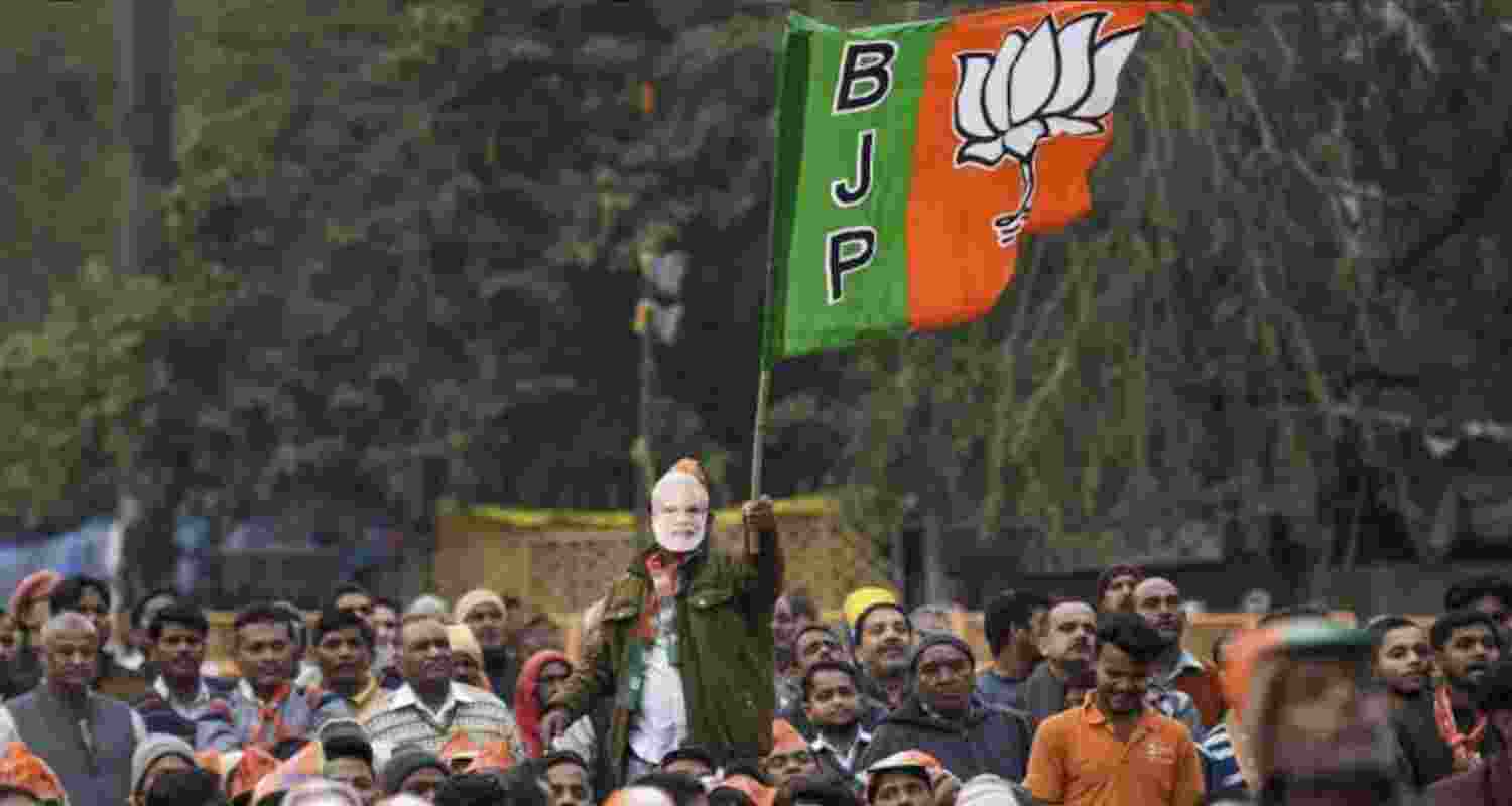 BJP protests against state govt over misusing state funds to incite people against Centre BJP protests against state govt over misusing state funds to incite people against Centre