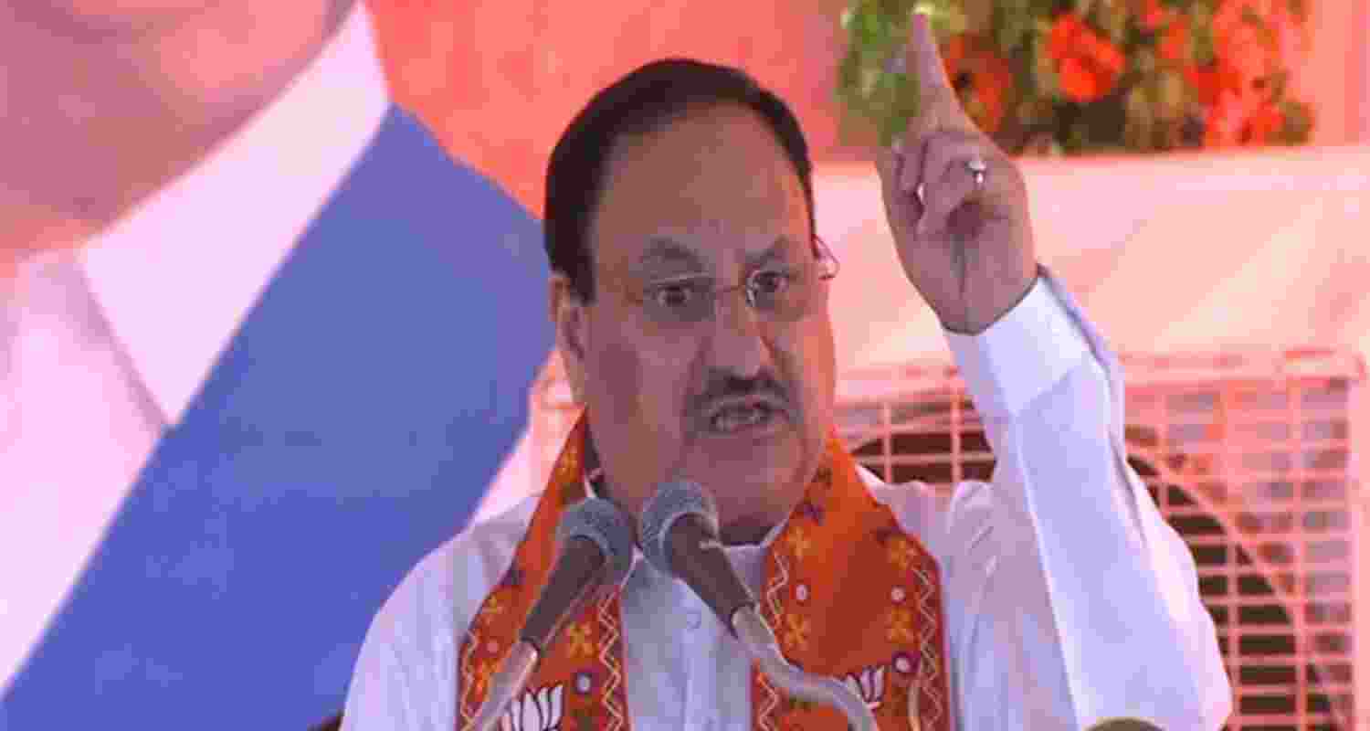 BJP president J P Nadda. BJP president J P Nadda.