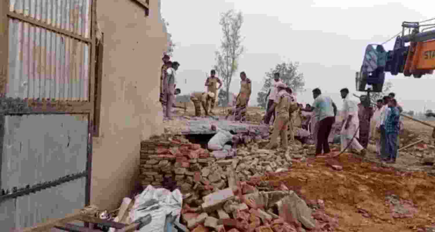 Blast at firecracker factory in Sri Muktsar Sahib claimed five lives and injured around 30 others, including women and children on Friday. Blast at firecracker factory in Sri Muktsar Sahib claimed five lives and injured around 30 others, including women and children on Friday.