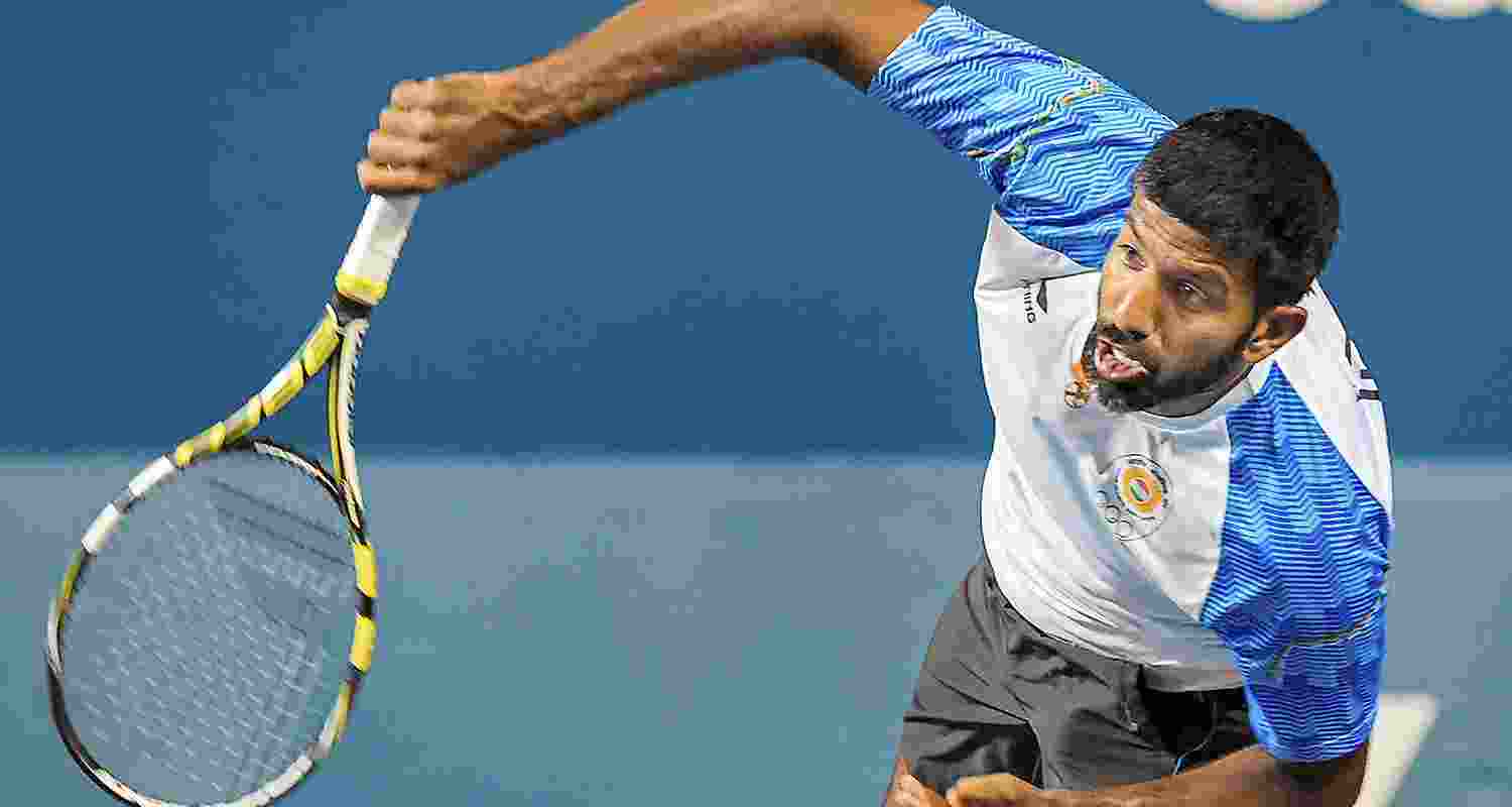 Rohan Bopanna Matthew Ebden Australian Open men's doubles final Grand Slam title Tomas Machac and Zhang Zhizhen Rohan Bopanna Matthew Ebden Australian Open men's doubles final Grand Slam title Tomas Machac and Zhang Zhizhen