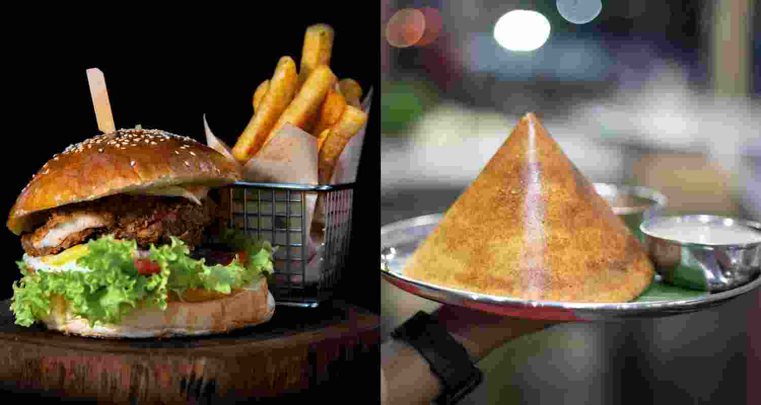 Free dosa and burger on voting. Free dosa and burger on voting.