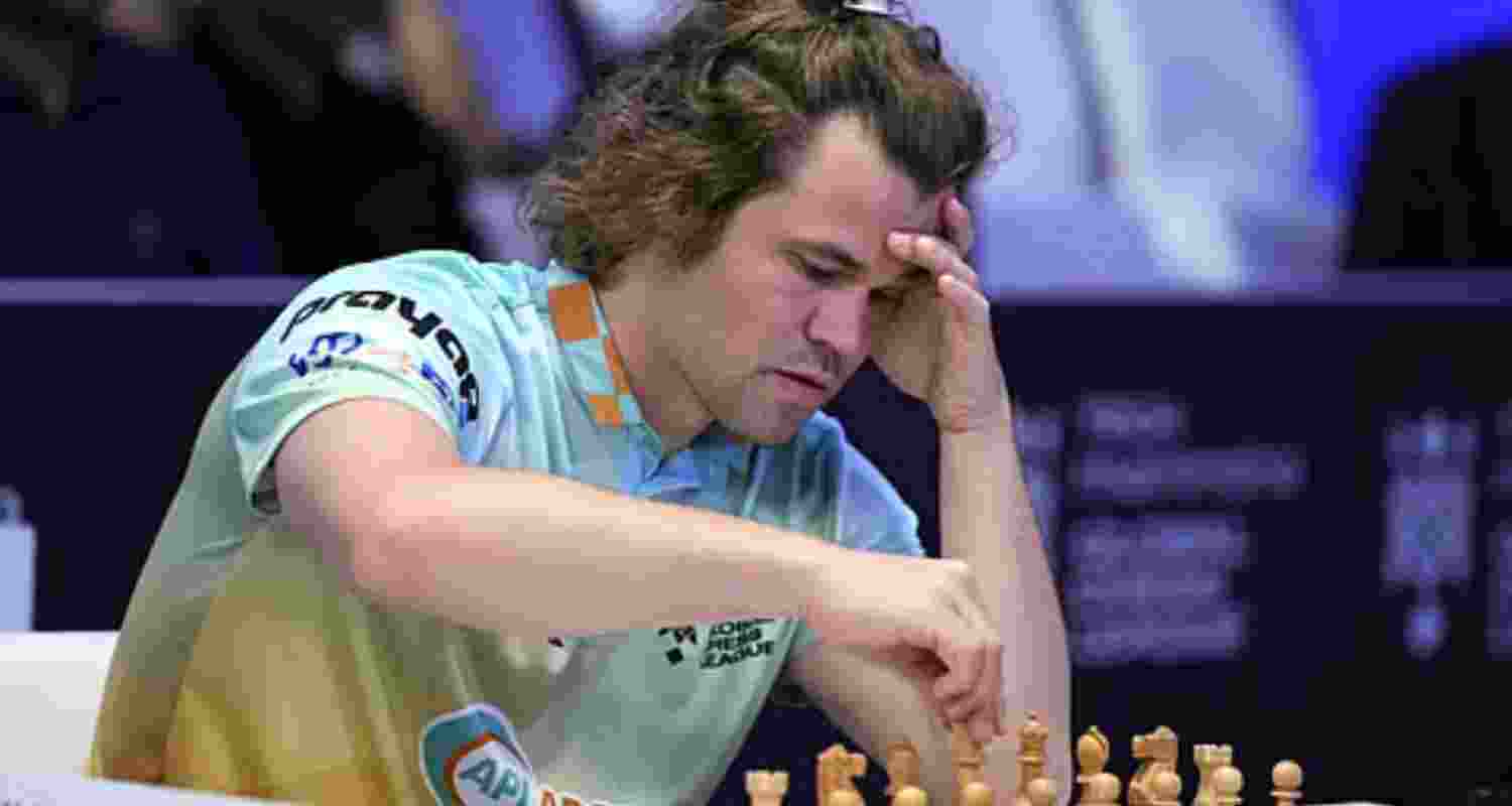 Magnus Carlsen says they are heading towards a draw by perpetual check. Magnus Carlsen says they are heading towards a draw by perpetual check.