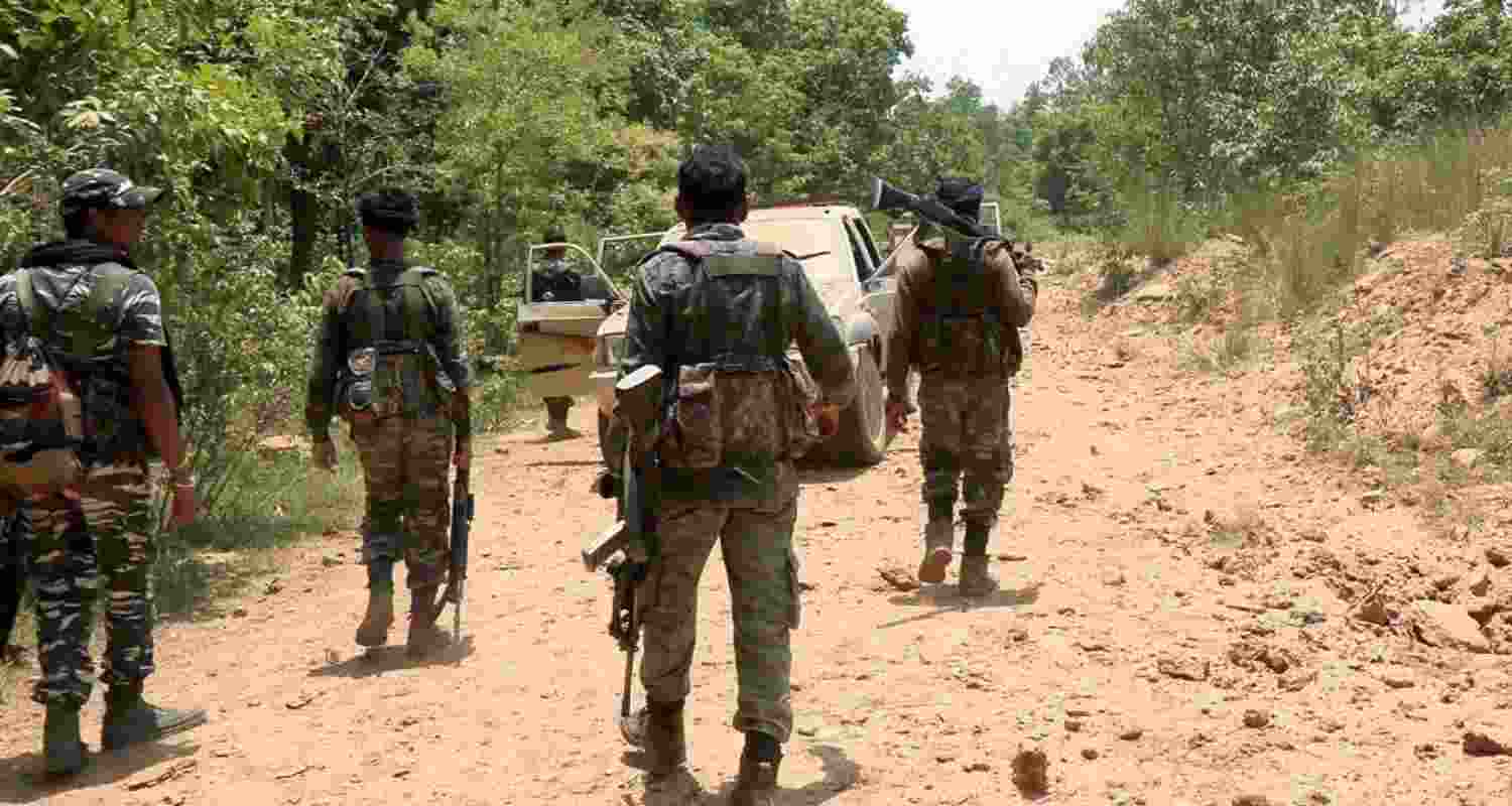 Anti-Naxal sweep yields arms cache in Chhattisgarh Anti-Naxal sweep yields arms cache in Chhattisgarh