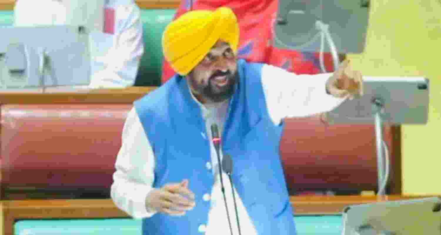 Chief Minister Bhagwant Mann . Chief Minister Bhagwant Mann .