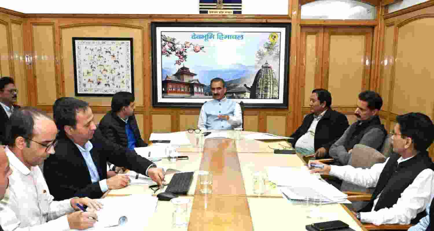 Chief Minister Thakur Sukhvinder Singh Sukhu Chief Minister Thakur Sukhvinder Singh Sukhu