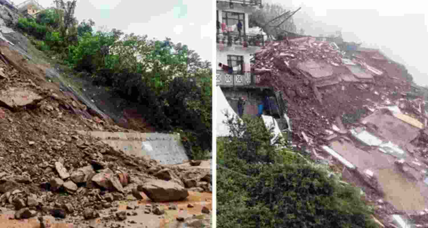 Cloudbursts unleash flashfloods in Mandi, 1 dead, 9 missing Cloudbursts unleash flashfloods in Mandi, 1 dead, 9 missing