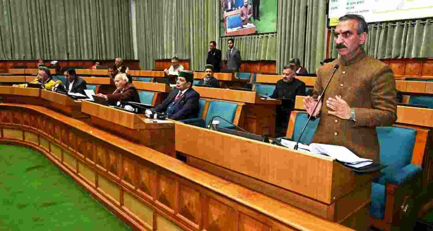 CM addresses Himachal Pradesh Assembly during session. CM addresses Himachal Pradesh Assembly during session.