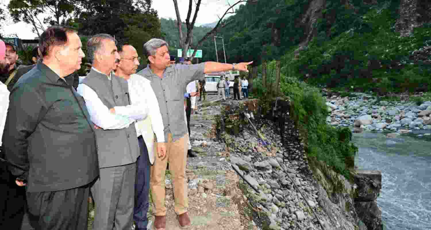 CM Sukhvinder Singh Sukhu inspects disaster-hit areas in Chamba on Saturday.CM Sukhvinder Singh Sukhu inspects disaster-hit areas in Chamba on Saturday. CM Sukhvinder Singh Sukhu inspects disaster-hit areas in Chamba on Saturday.CM Sukhvinder Singh Sukhu inspects disaster-hit areas in Chamba on Saturday.
